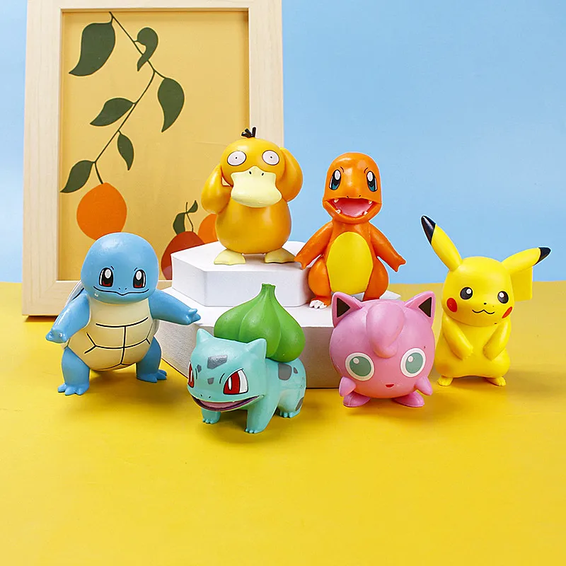 

Children's Day Boys Girls Baking Cake Topper Decorations Cute Pets 6-Piece Set Elf Birthday Party Dessert Decorations Supplies
