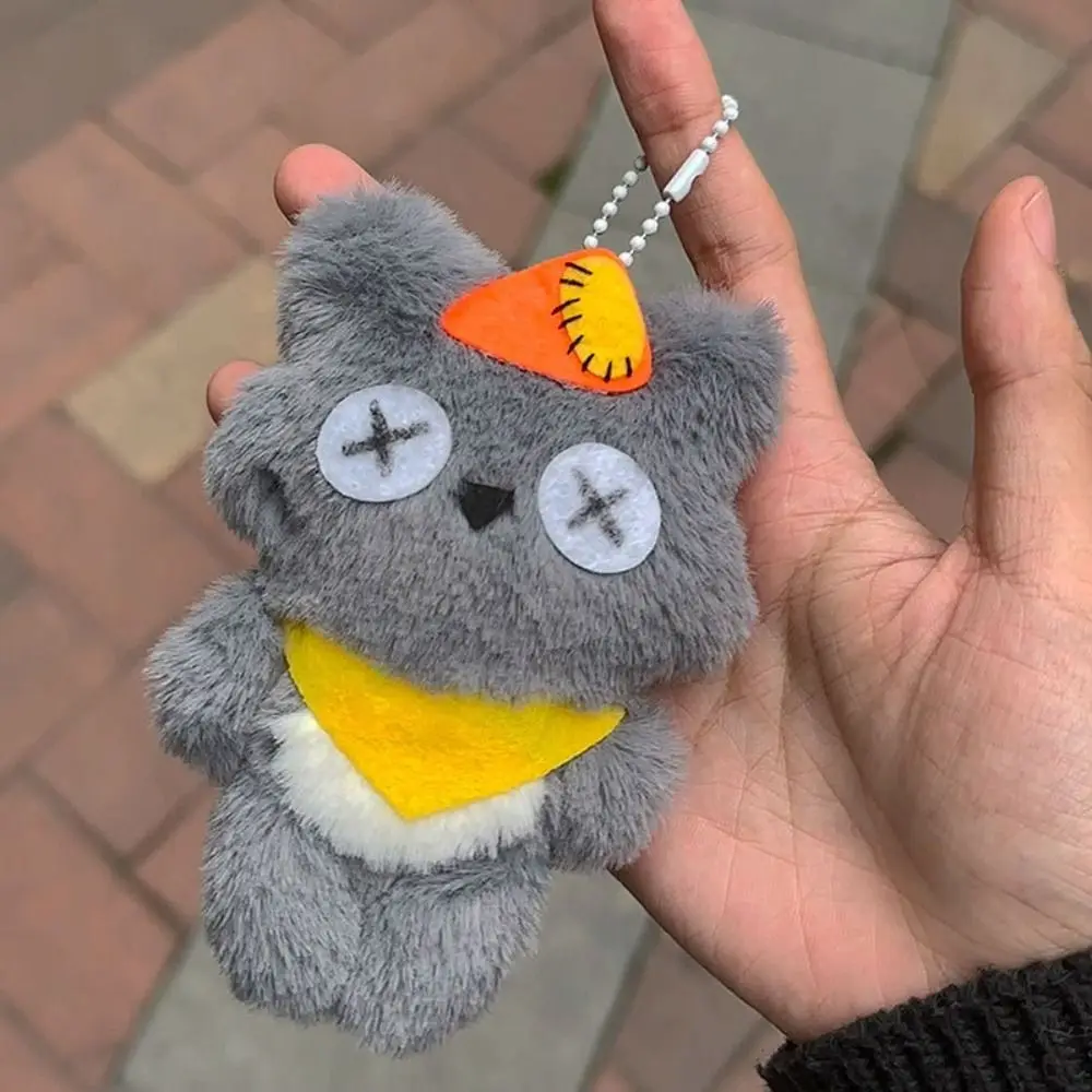 

Plush Squeeze Squeak Plush Keychain Grey Wolf Chubby Comfort Plush Grey Wolf Keyring Stuffed Cartoon Chubby Comfort Pendant