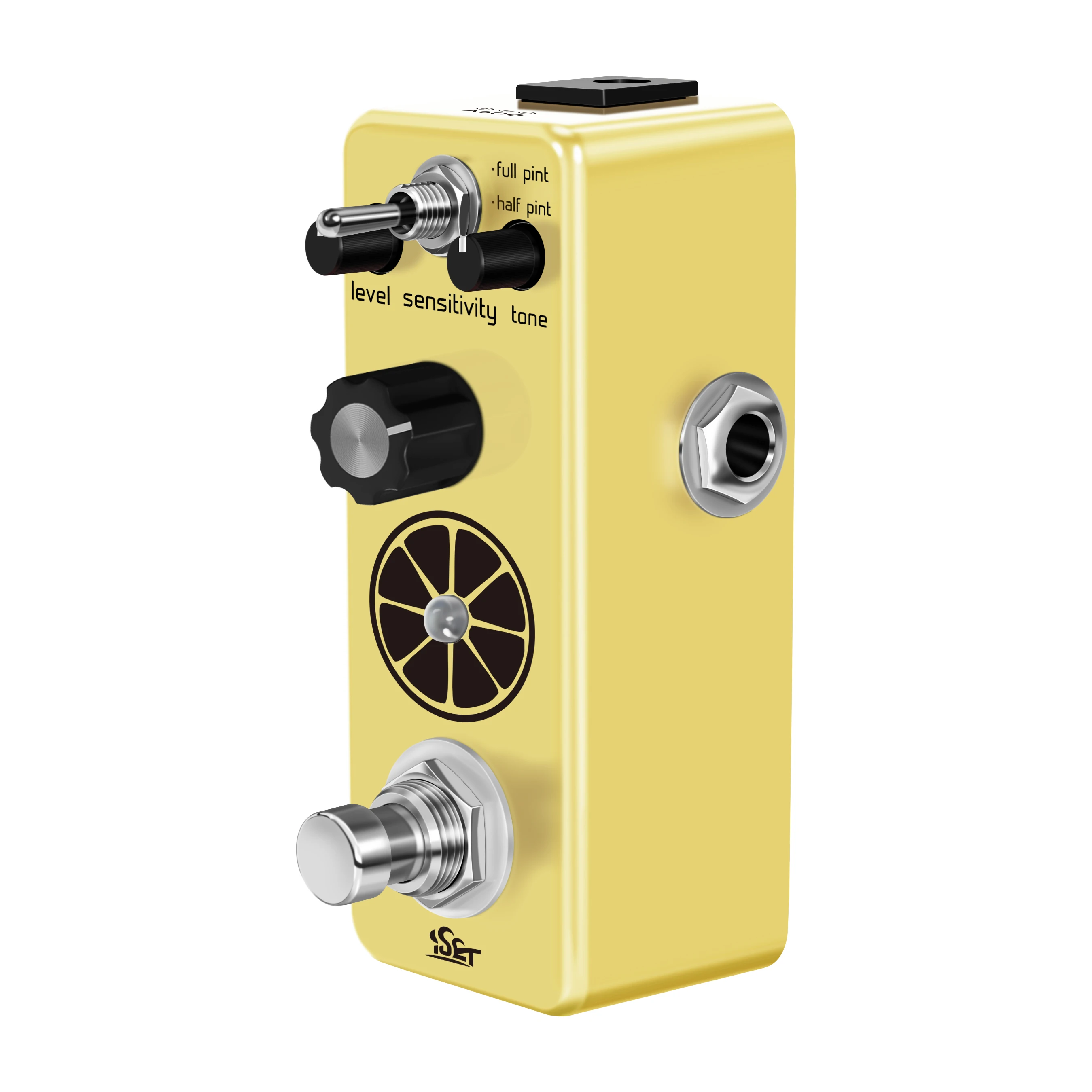 ISET CP-02 Compressor Guitar Pedal Analog Lemon Compress Effect Electric Guitar Bass True Bypass