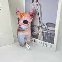 21cm Cute El Gato Cat Plush Toys Wowwow Cat Dolls Plushies Simulation Stuffed Animals Birthday Holiday Gift Kids Collectible Toy 2