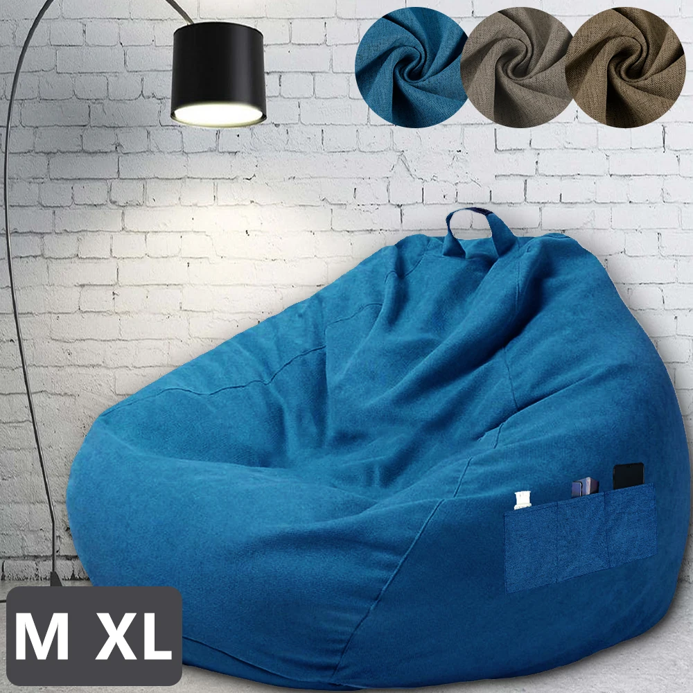 1/2pcs Sofas Cover Replacement Bean Bag Inner Liner Removable Lazy Sofa Inner Liner Washable