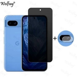 Anti - Spy Tempered Privacy Screen Protector with Camera Shield - Pixel 8 (1 Glass and 1 Len)