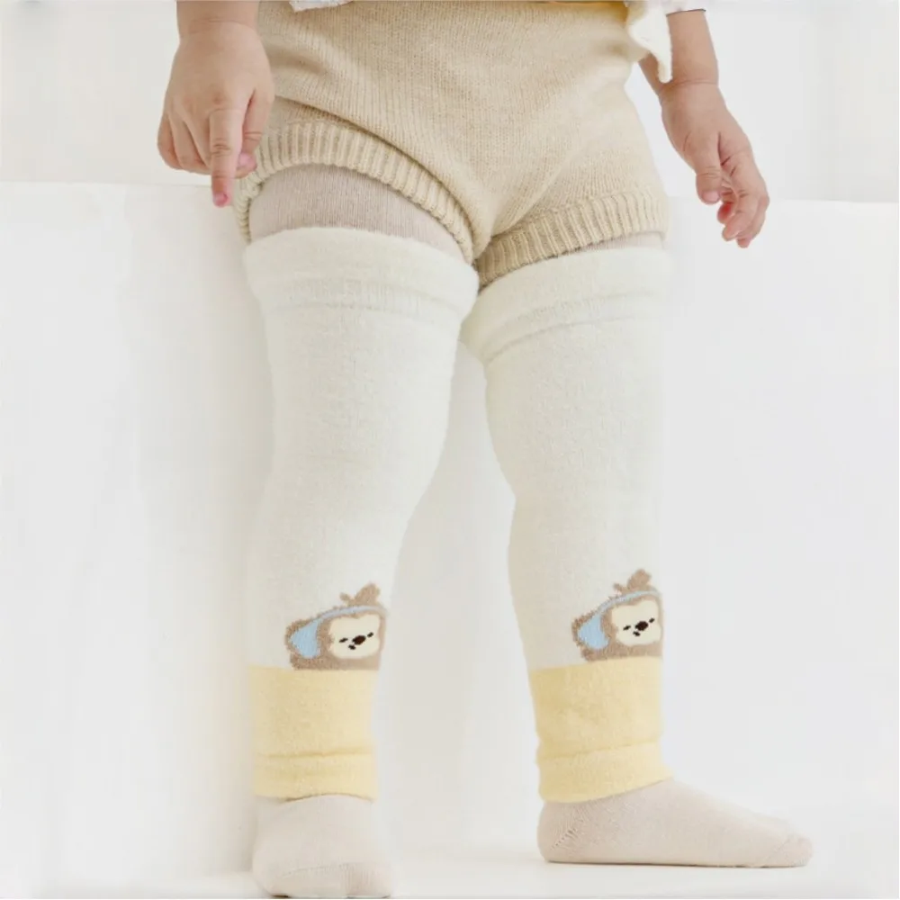 2 Pairs Baby Knee Pads Leg Warmer Safety Cute Cartoon Girls Boys Crawling Kneepad Slips Toddlers Infant Protect Accessorie