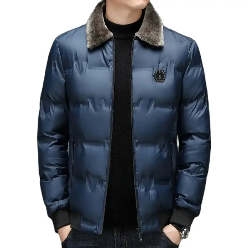 

2023 New Cross-Border Quality down Men's Winter Warm Thickened Outer Wear Casual Men Generation Hair