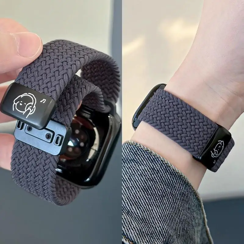 Nylon Braided Strap with Magnetic Buckle Bracelet