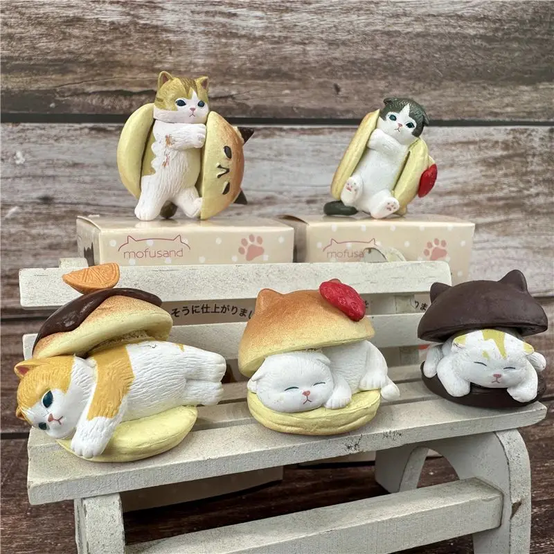 Plump Series Blind Box Cat Figures - Kawaii Desktop Decorations & Trendy Toy Gifts