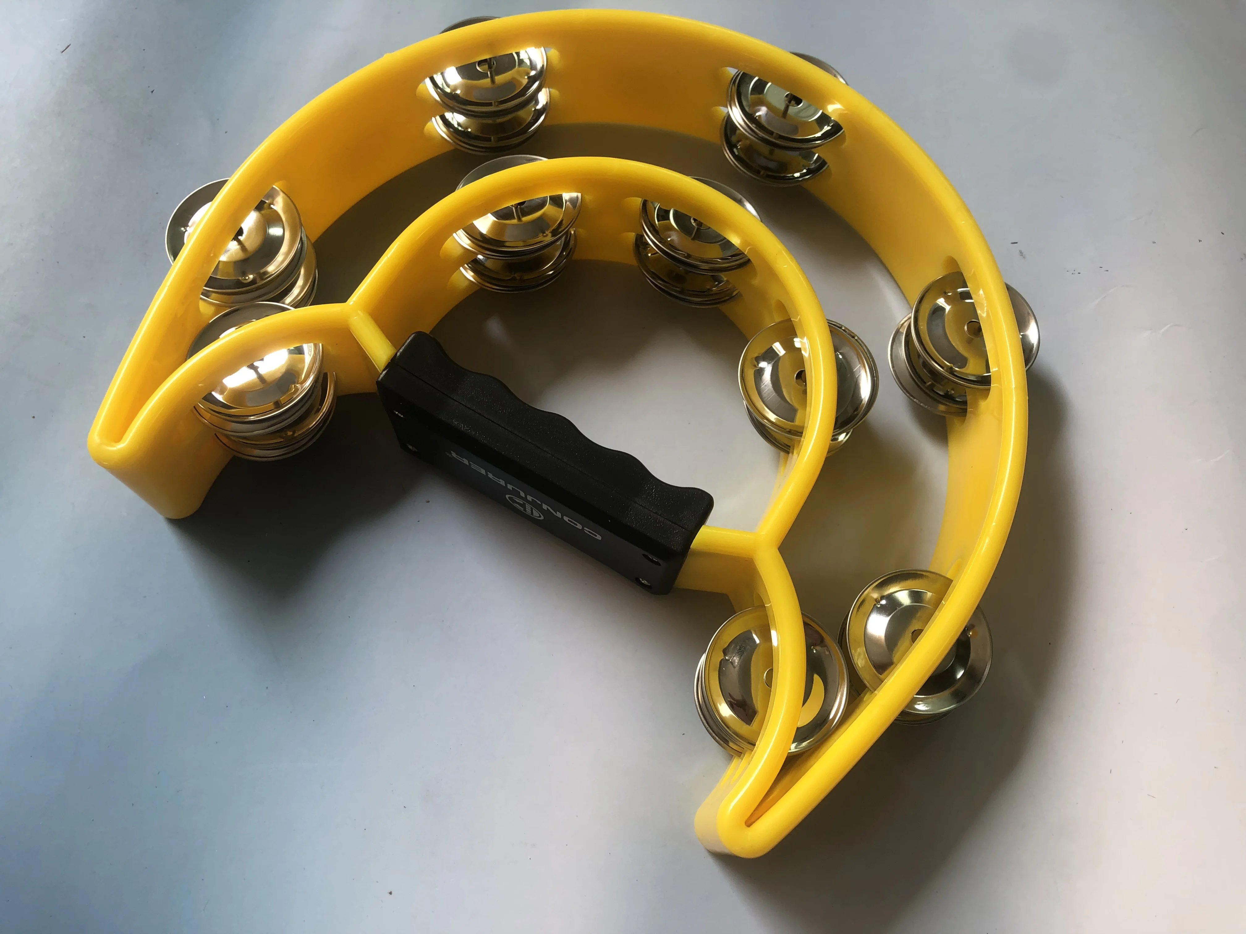 Hand Bell Orff Tambourine Layer Tambourine Five Colors Percussion Instrument Kids Musical Gift Educational Toys Party
