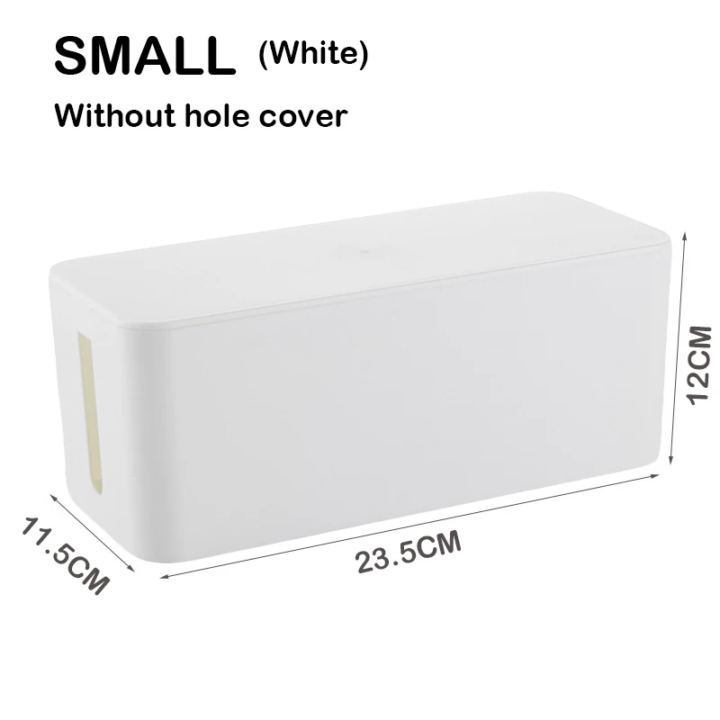 stackable storage bins Cable Storage Box Hide Power Strip Wire Management Case Anti-Dust Charger Socket Organizer Case For Home Office canvas storage boxes Storage Boxes & Bins