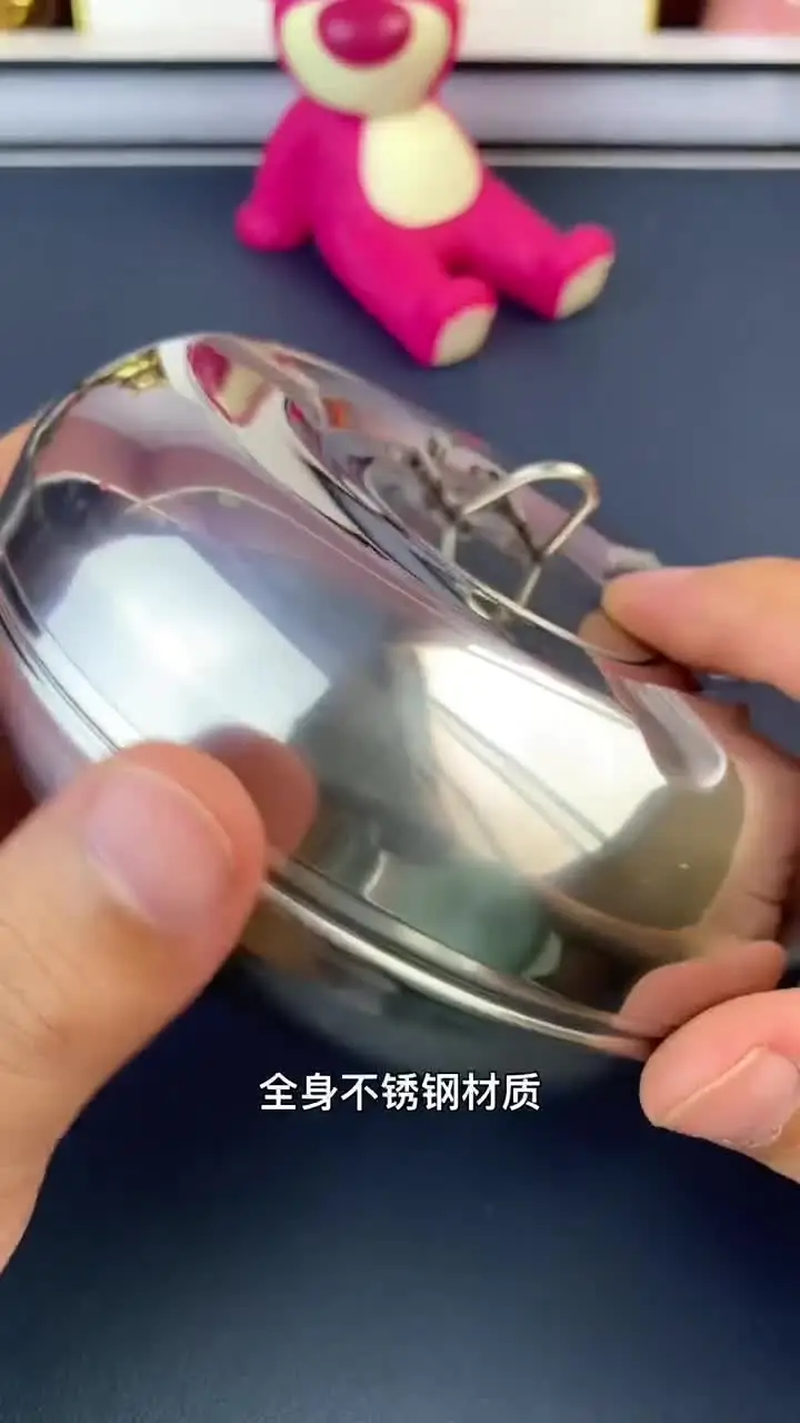 Posacenere In Acciaio Inossidabile Con Coperchio Rotante – Spegnimento Automatico, Design Compatto Per Casa, Ufficio E Bar, Facile Da Pulire