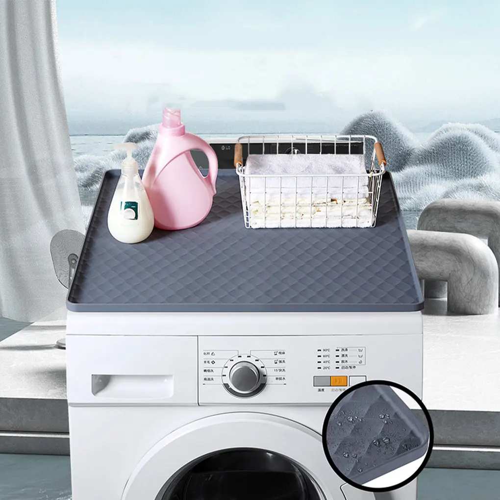 접착식 냉장고 실리콘 패드, 냉장고 정리 및 손상 없는 보호 보관 패드