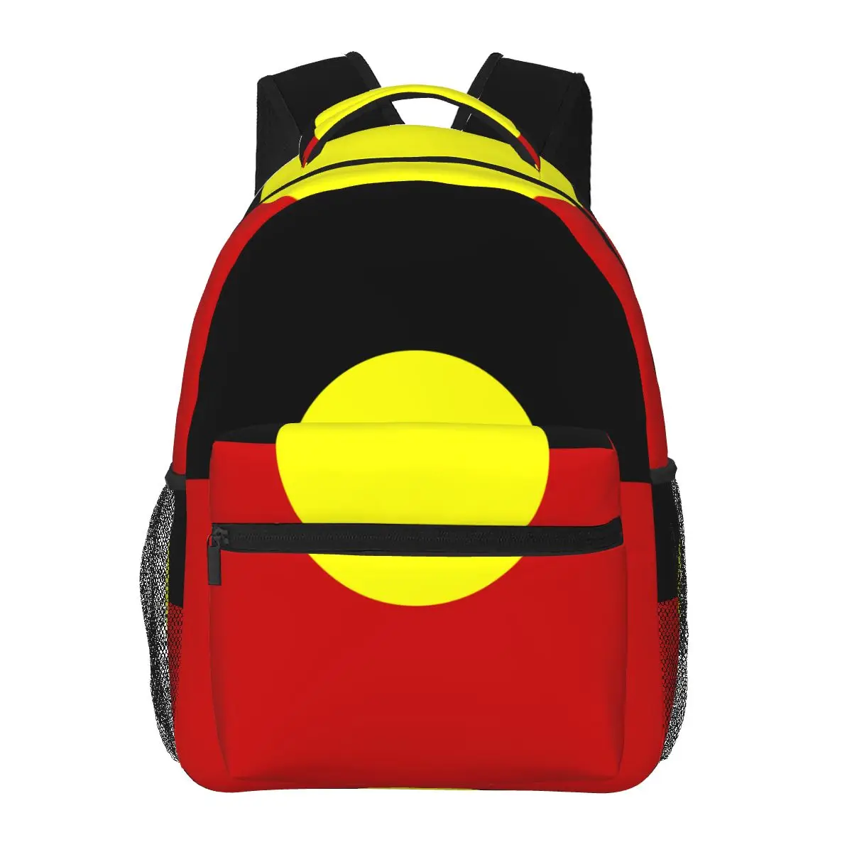 

Women Backpack Australian Aboriginal Flag Fashion Bag for Women Men School Bag Bookbag