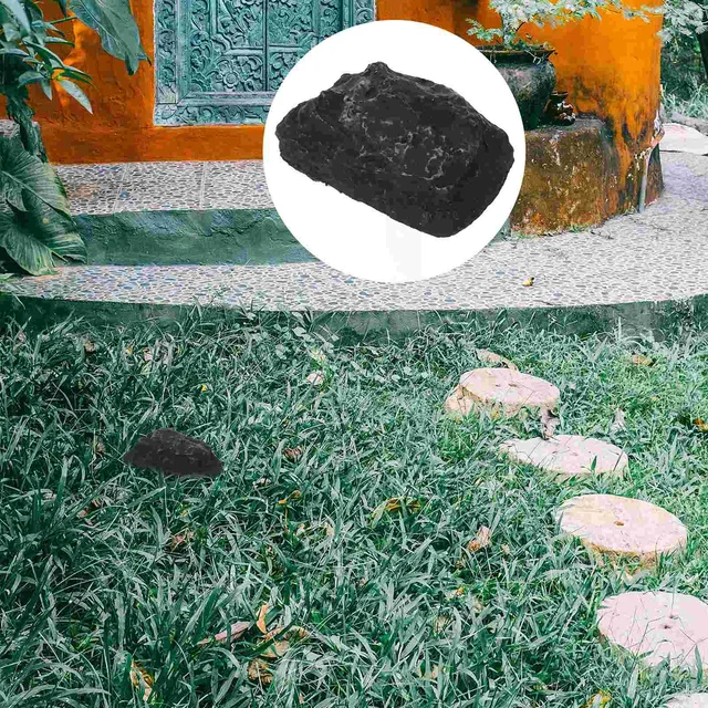 3Pcs Simulated Stone Key Box Outdoor Fake Rock Key Holder Hidden Storage Weatherproof Key Safe Box Stone Shape Key Safe Rock 4