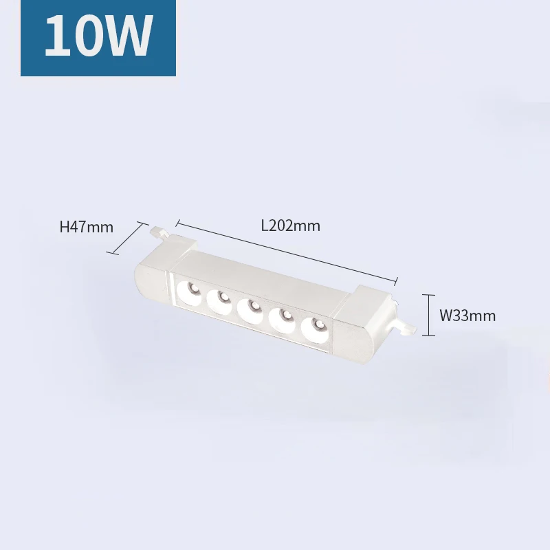 ตัวเลือกสินค้า โคมไฟ LED ติดตามราง 220V 10-30W ประหยัดไฟ แสงสว่างดี