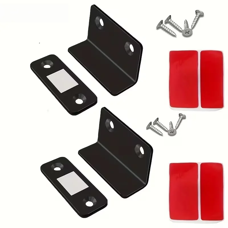 2PCS Alloy Magnetic Door Latches, Invisible Strong Hold & Drill-Free thumbnail 2