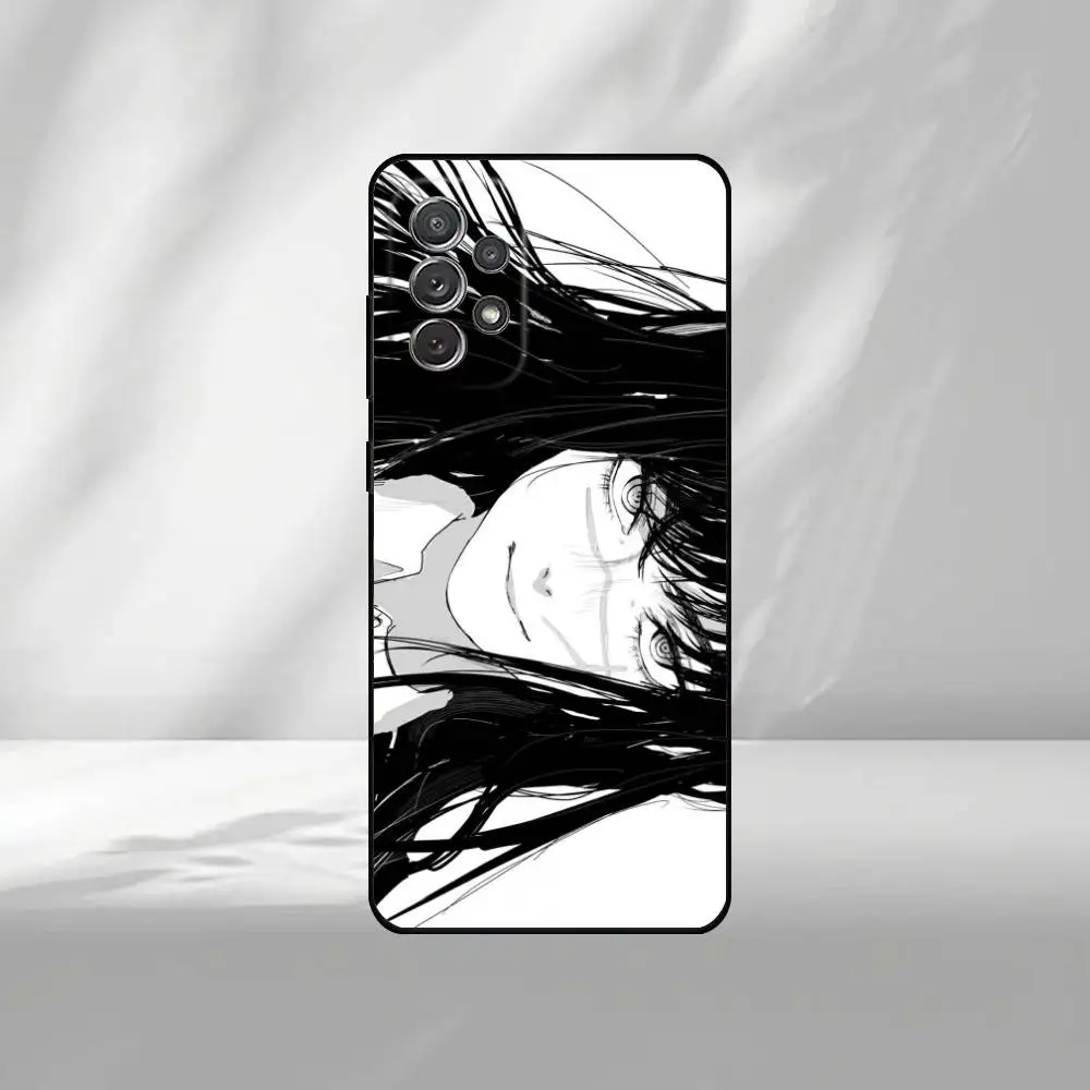 Anime Chainsaw Character Soft Black Phone Case