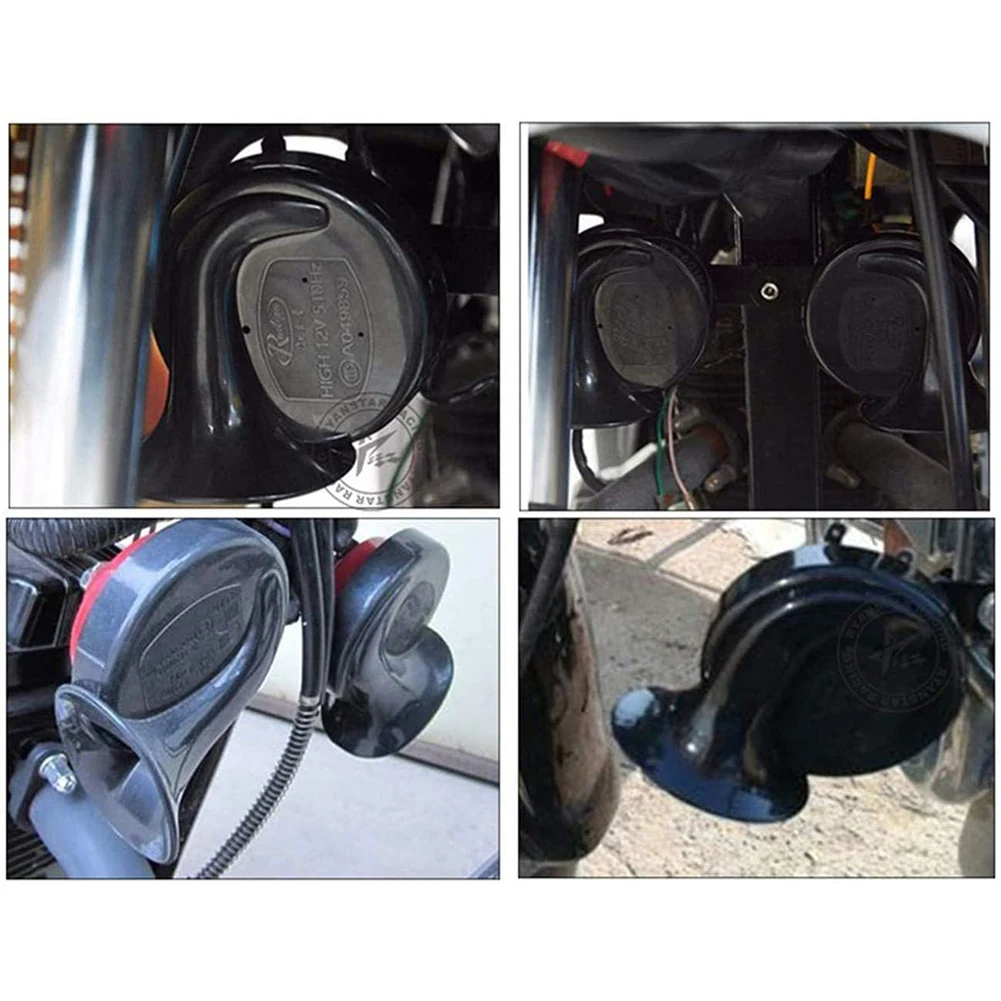 범용 슈퍼 시끄러운 자동차 경적, 자동차 라우드 스피커, 12V, 300DB 방수, 기차 경적, 오토바이 트럭 보트 전기 달팽이