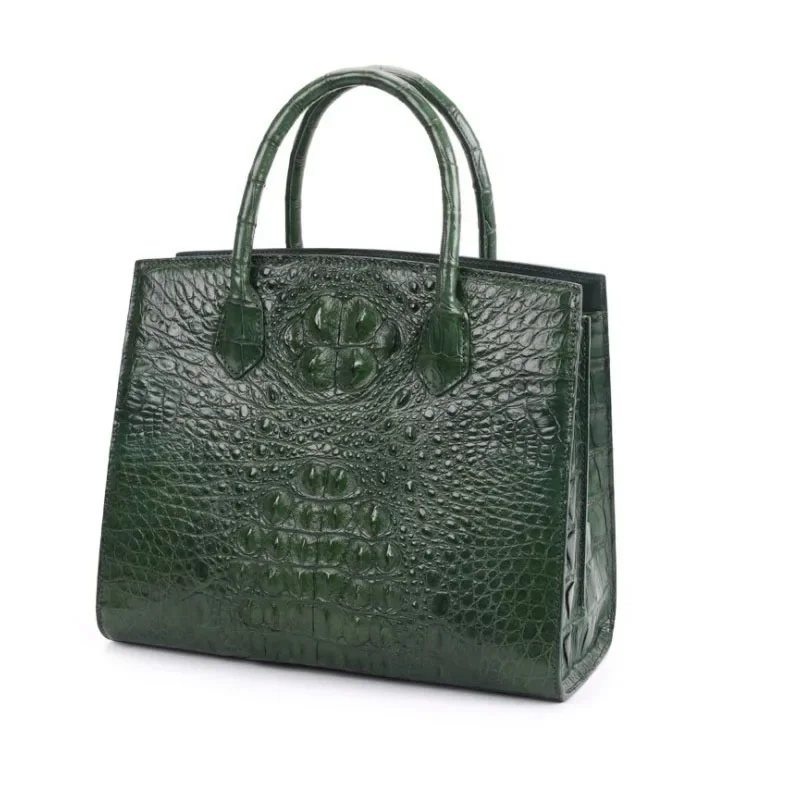 hujingsha Ladies handbag the new crocodile bag for ladies has a large capacity multi-colored ladies cross-body women handbag