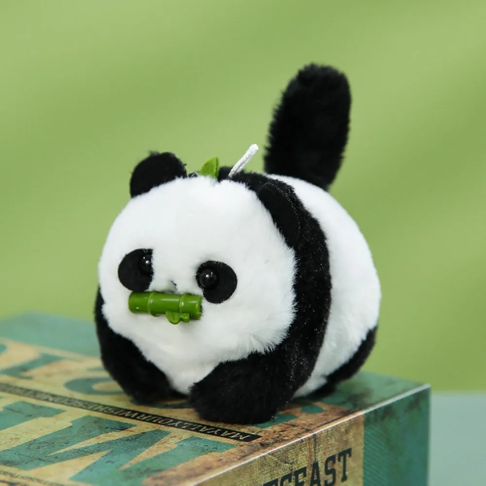 

Cartoon Wag Its Tail Toy Plush Doll Panda Wagging Tail Tail Wagging Panda Doll Funny Animal Toy Pulling Rope Panda Doll Girls