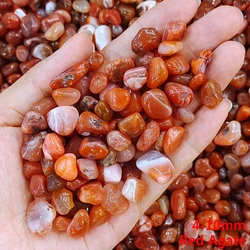 Natural Irregular Quartz Gemstones for Home and Aquarium Decor (Red Agate)