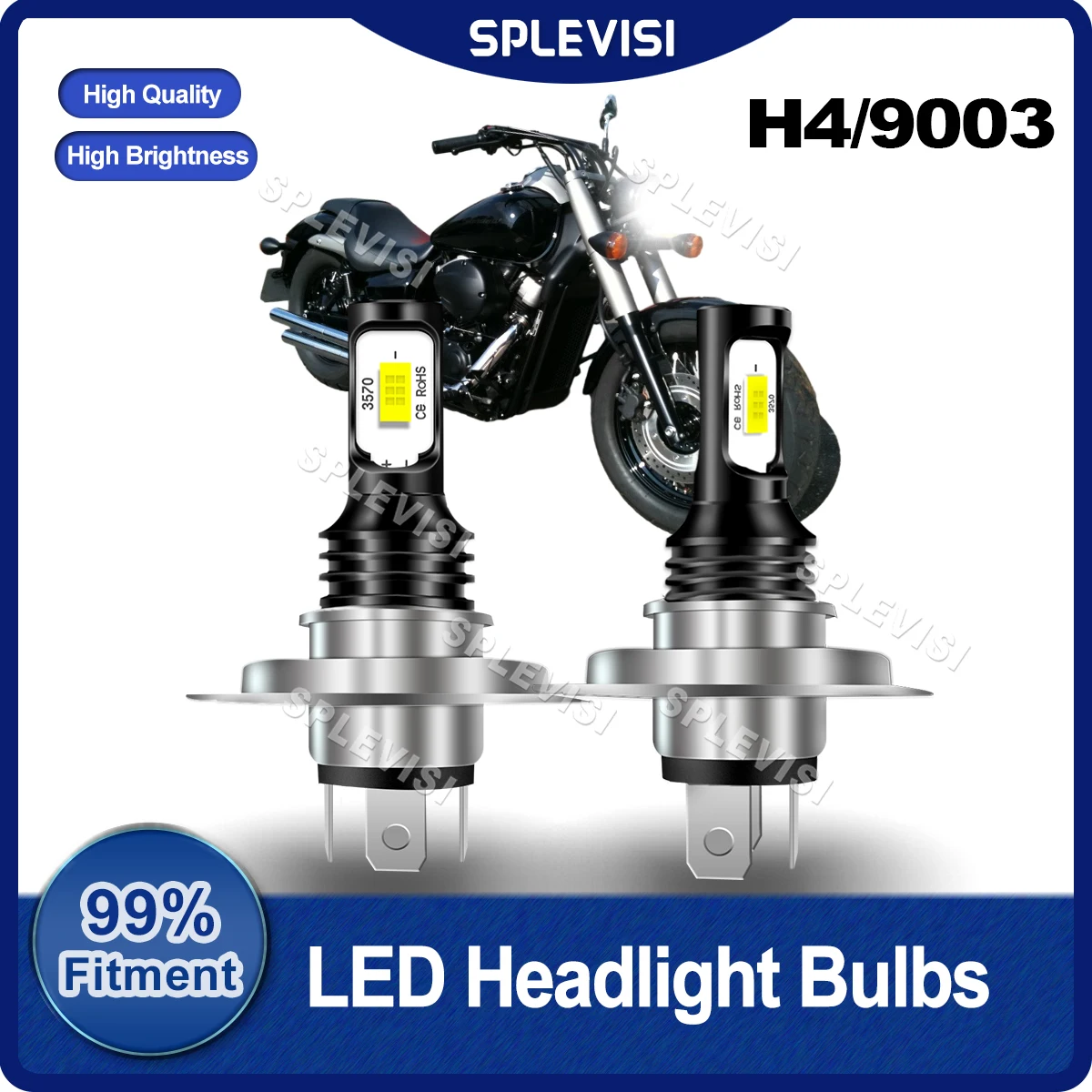 

Upgrade Brighter White H4/9003 LED Headlight Bulbs 12v-24v For Honda VT750DC A-B - SHADOW SPIRIT 750 Scooter CH125 A - ELITE 125