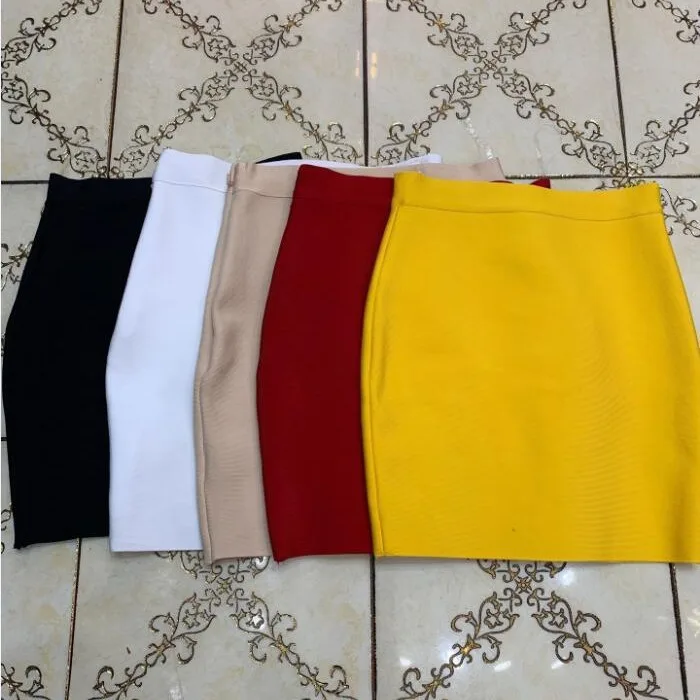 

Women Skirts 40cm Wrap Skirt Y2k Curvy Female Faldas White Grey Solid Color