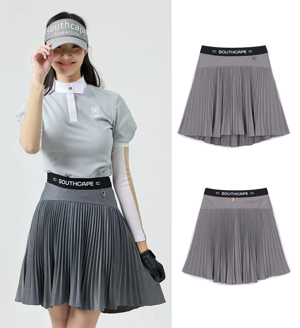 LadiesGolfSkirtsSummerNewFlowingPleatedSkirtLadiesMidLength