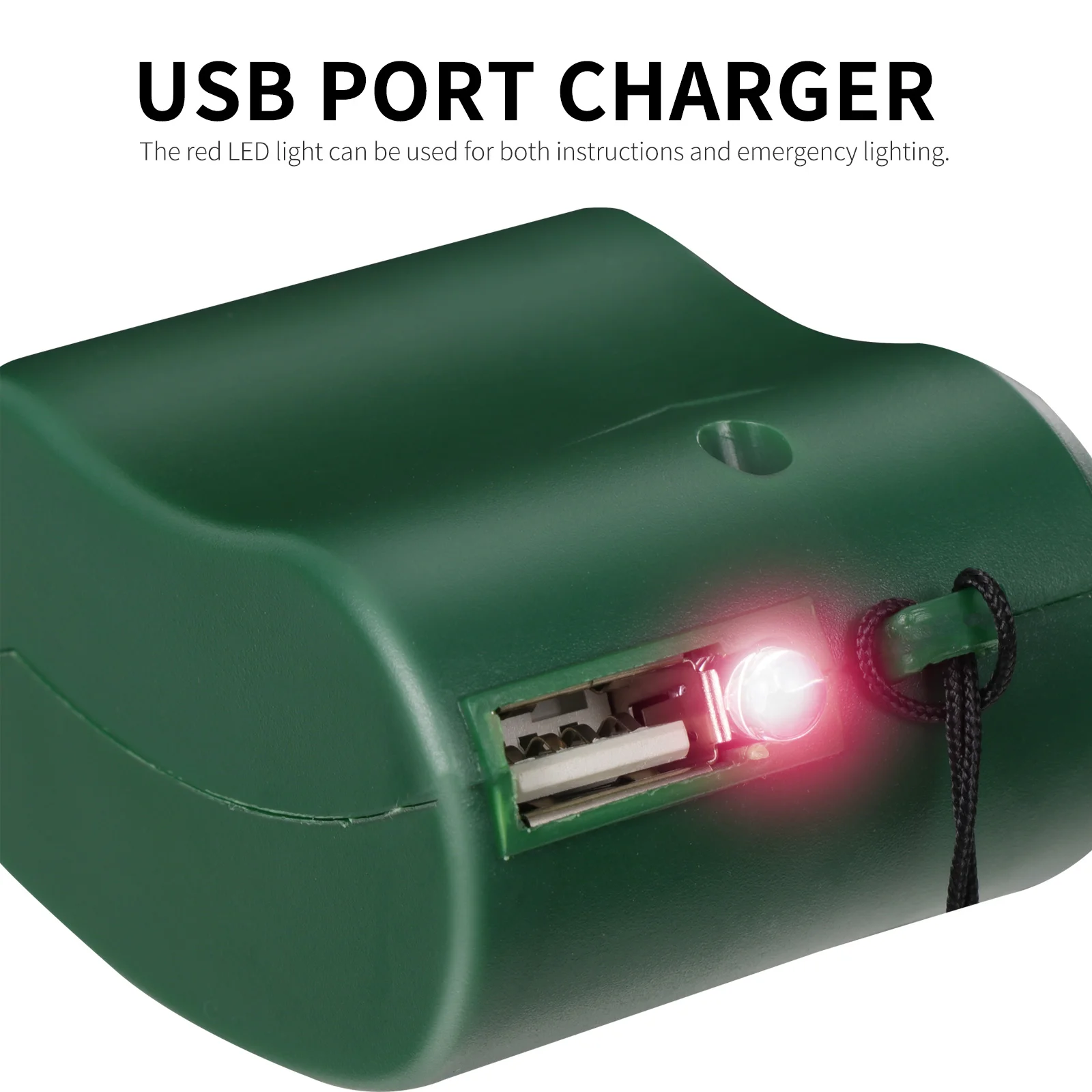 Green Hand Crank Usb Portable Power Bank Outdoor Emergency Generator Camping Dynamo Alternative Energy Supplies hand cranked generator
