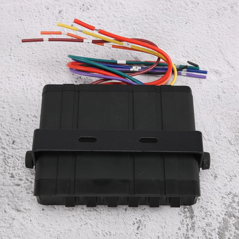LED 조명 장착 로커 스위치 박스, 자동차 보트 해양 SUV용 스위치 패널, 6 갱, 12-24V, 80A