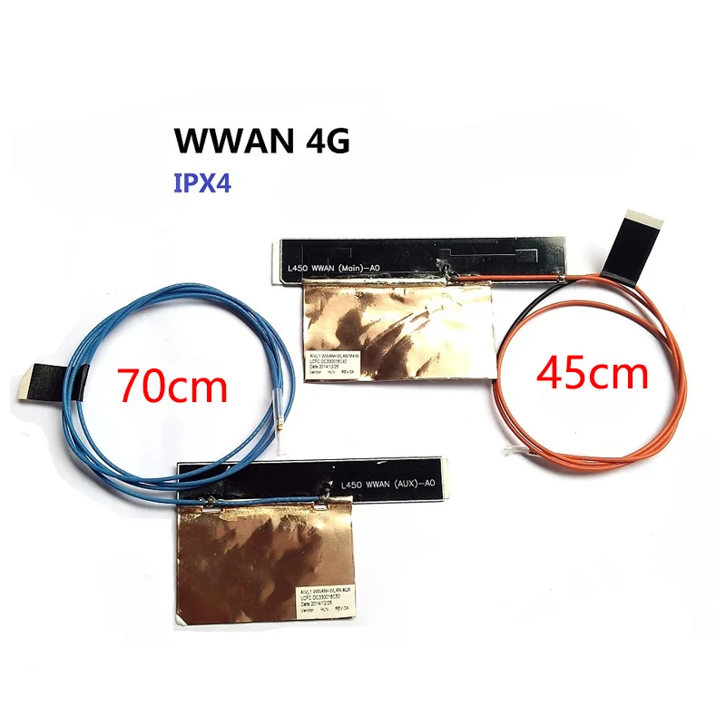 Laptop Wlan Wwan Antena Kit Substituição para Lenovo Thinkpad P53 T480 X280 X395 L850-gl 4g 01yr494 01yr495