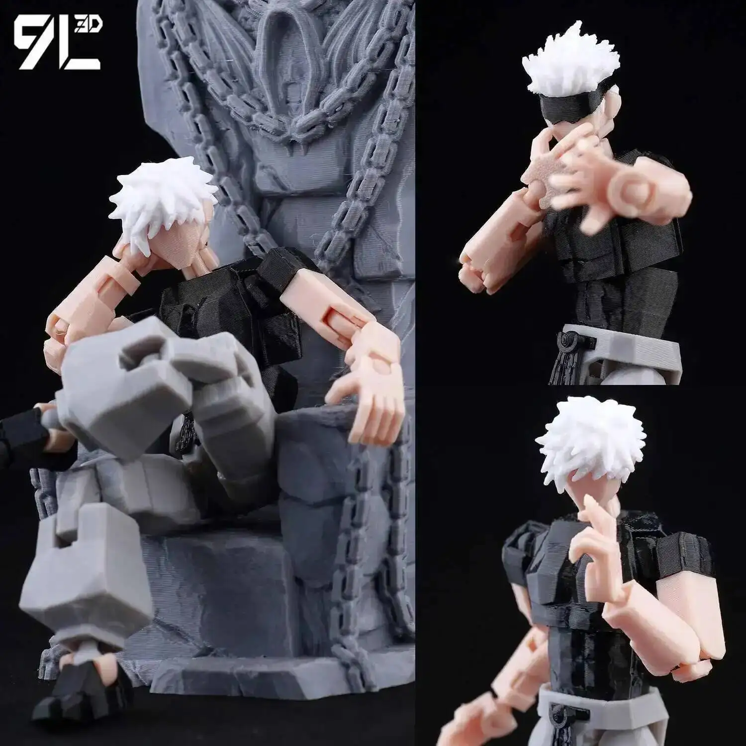 9L3D Printed Anime Jujutsu Kaisen Sukuna Yuji Yuta Satoru Gojo