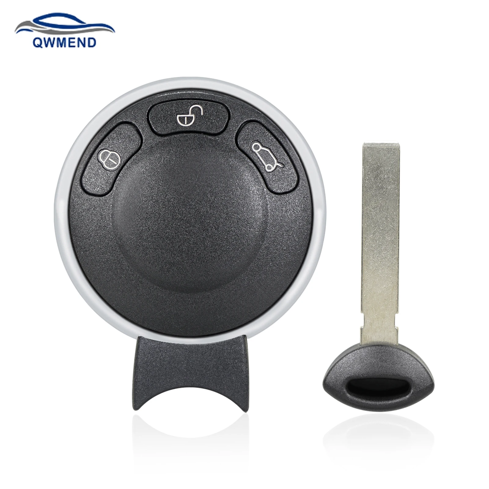 

QWMEND 3 кнопки 315/433/868 МГц Автомобильный Дистанционный ключ для BMW MiNi Cooper 2007-2014 Автомобильный смарт-ключ KR55WK49333 ID46/PCF7953 чип