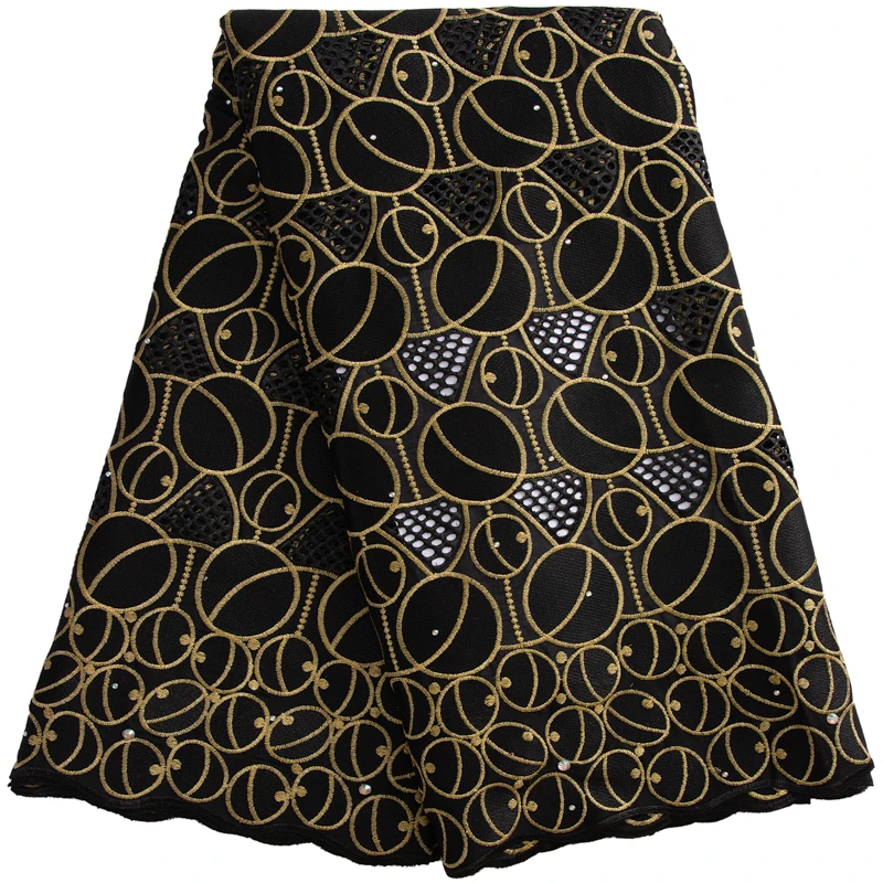 

Африканская кружевная ткань Kalume, 5 ярдов, 2022, Высококачественная вышивка, нигерийский хлопковый кружевной материал для свадебных платьев, шитье F3127