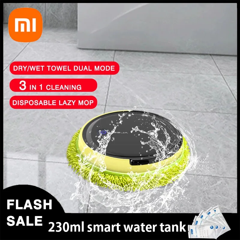 Xiaomi Mopping Robot Sweep Cleaner 4000mAh 230mL Water Tank Dry and Wet