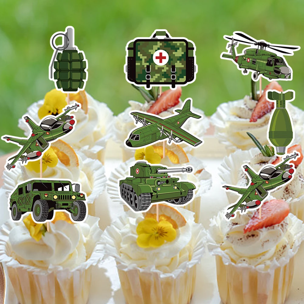 Cupcake Camo Baby Shower Decorations Woodland Baby Shower