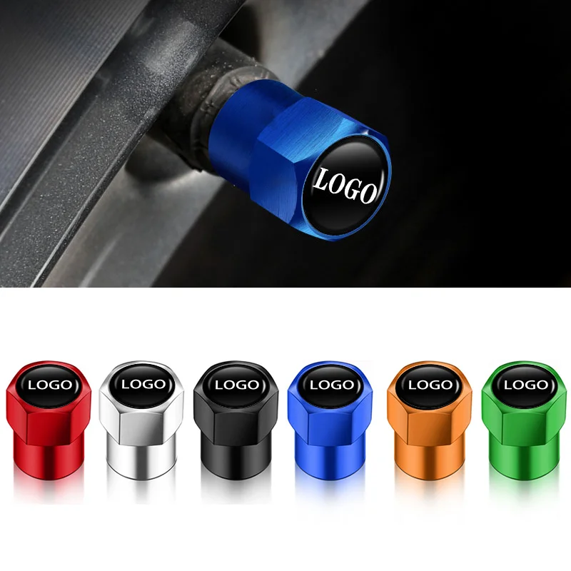 4pcs Car Dustproof Tyre Valve Stem Cap Tire Valve Stems Cap For Audi Q5