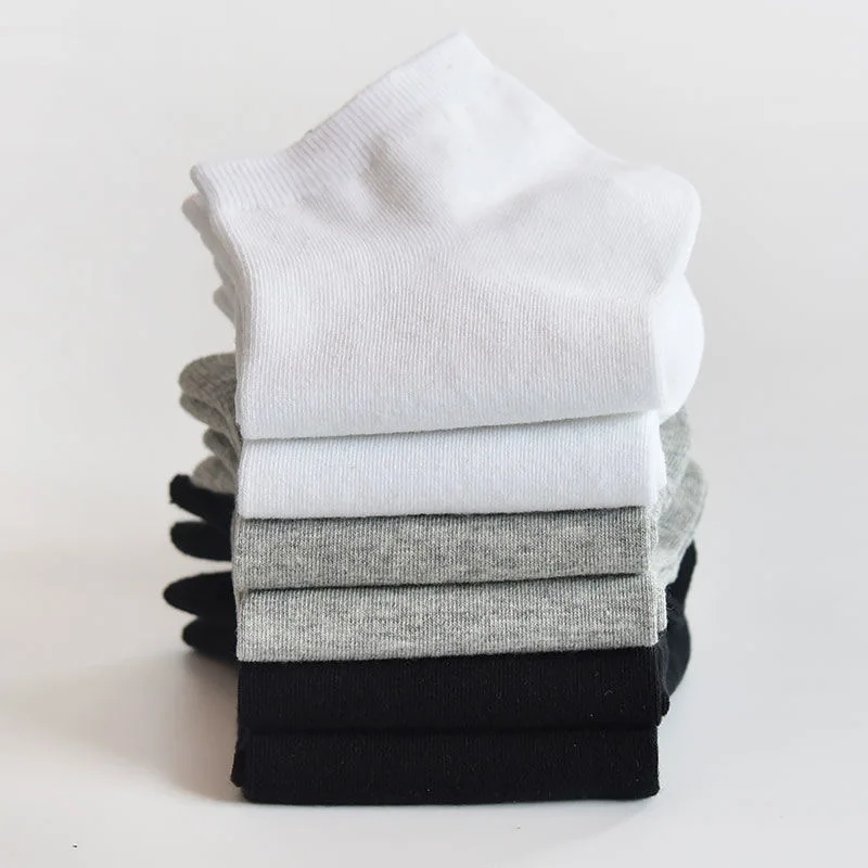20Pcs/ Men's Socks Spring Summer Thin Breathable Soft Polyester Cotton Socks Black Casual Business Ankle Boat Socks Size EU38-45 16 S28c704040ae545ebad2ce568fd234f9a4