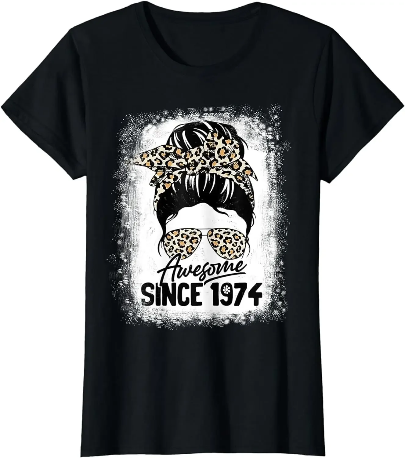 

Шикарная с 1974 года Женская Повседневная Винтажная летняя футболка с коротким рукавом и круглым вырезом