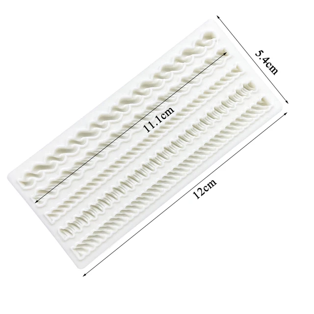 Öt Kötelek Szilikon Penész Cukorcraft Csokoládé Cupcake Sütő Gyanta Szerszámok Fondant Sütemény Díszítő - Image 6