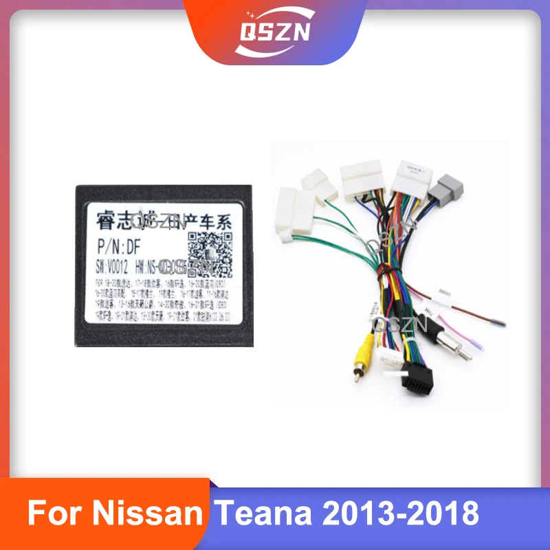 

Автомобильный 16-контактный аудио жгут проводов с can-шиной для Nissan Teana 2013 2014 2015 2016 2017 2018 Проводной адаптер