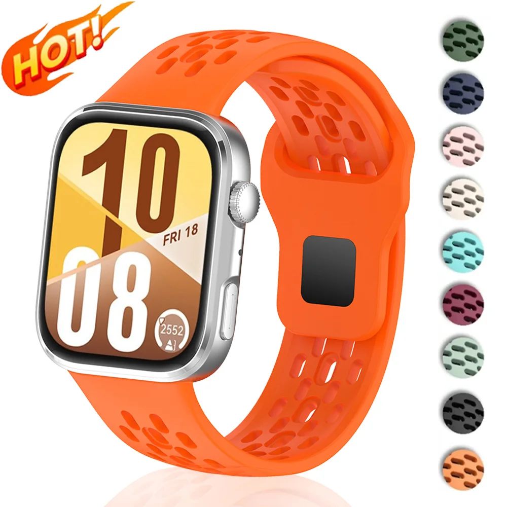 Breathable Silicone Sports Strap - Comfortable Band Accessory