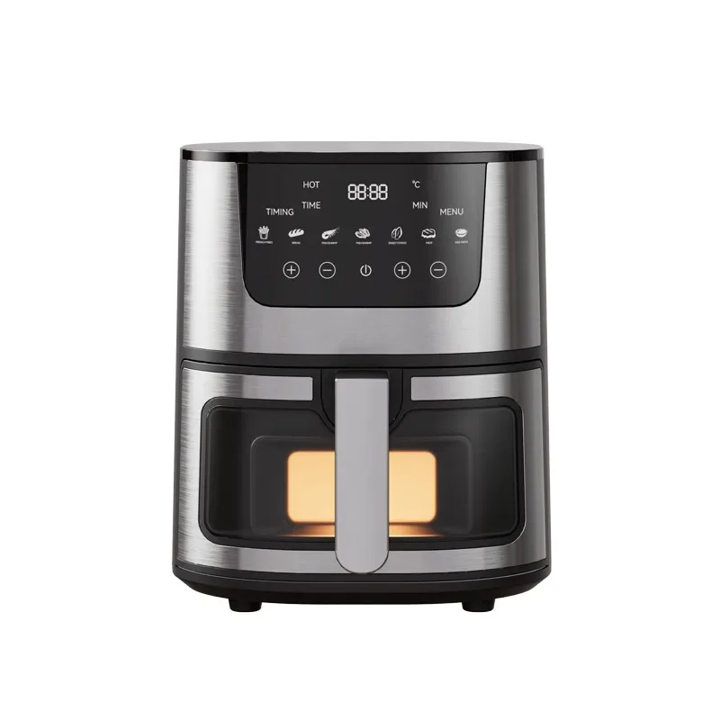 air fryer Large capacity multifunctional stainless steel plastic household commercial air fryer 4