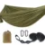 Solid Color Parachute Hammock with Hammock straps and Black carabiner Camping Survival travel Double Person outdoor furniture 8