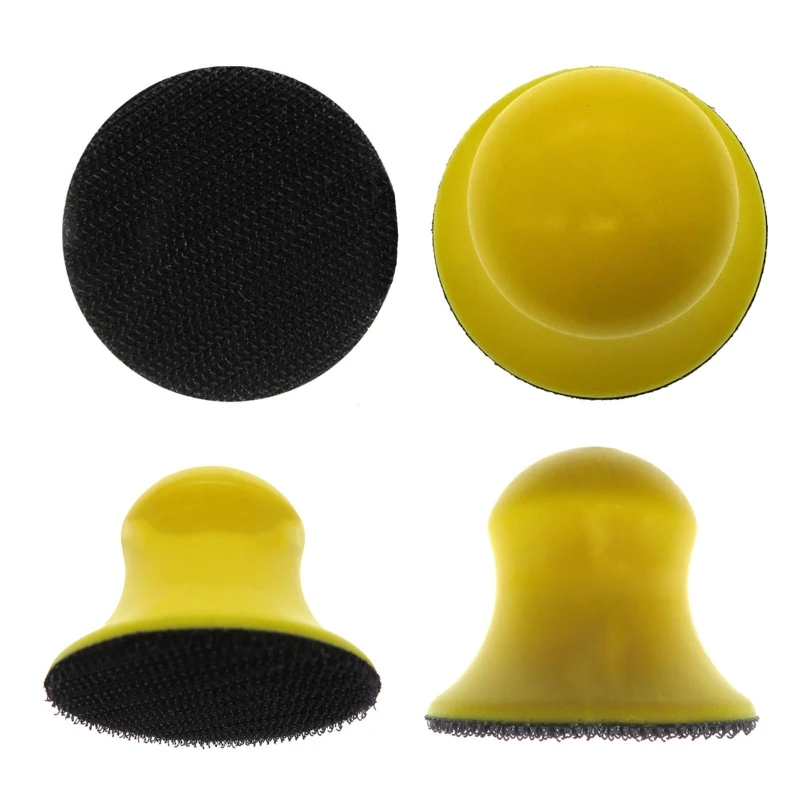 

Hand Grinding Block Polishing Pad 2 Inches 50mm Polishing Buffing Pads Woodworking Sanding Disc Holder for Metal Planks 40JA