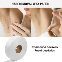 High Quality 50/100/20PCS Nonwoven Body Cloth Hair Rolls Paper Removal Remove Strip Wax Wax Epilator Hair Wholesale Paper K2W0 1