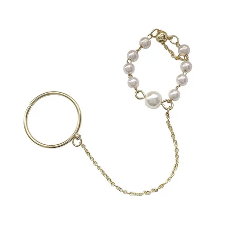 Set Trendy Punk Hip Hop Rings For Women Teenagers Teen Girls Silver Gold Cool Fashion Metal Jewelry Open End Adjustable Size