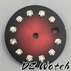 Stunning 20.5mm Multicolor Sunburst Watch Dial with Diamond Markers and Date Window (11)