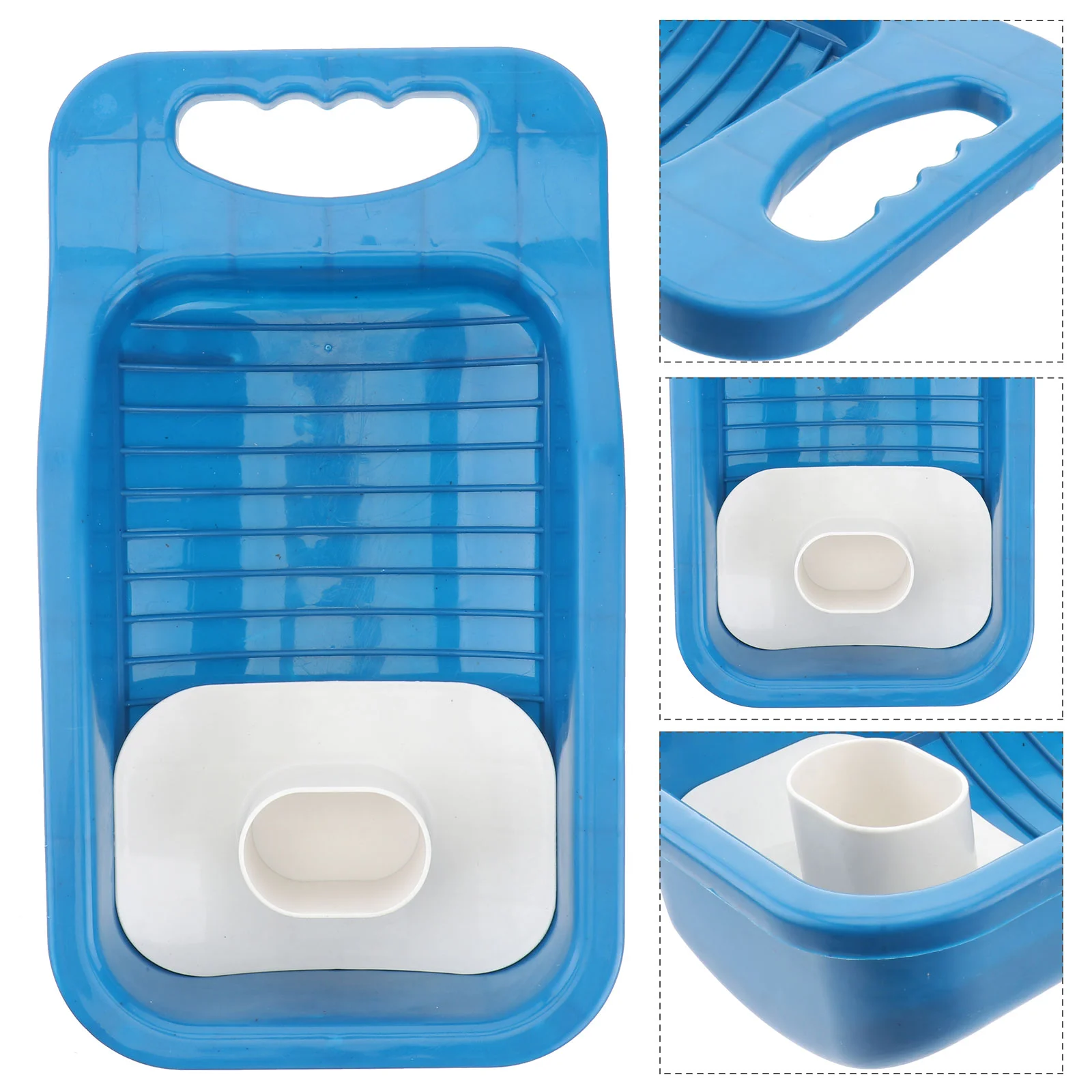 1Pc Washboard Lavato A Mano Manico Piccolo Washboard Calzino Washboard