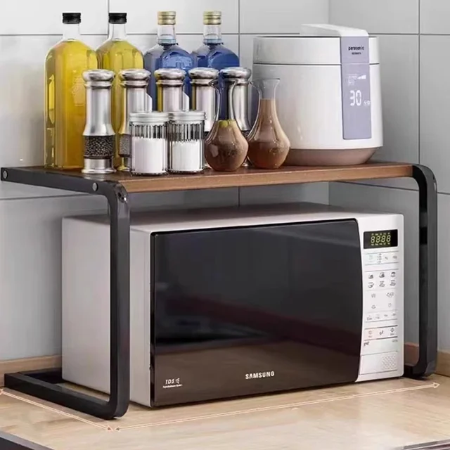 Kitchen Multi-layer Oven & Microwave Storage Rack 3