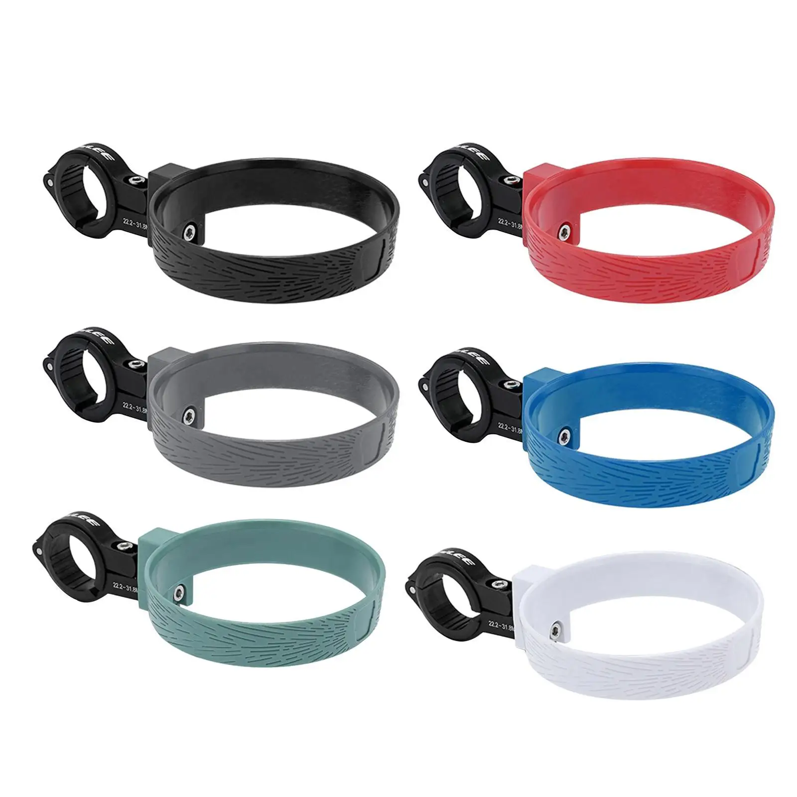 

Bike Handlebar Cup Holder for 3.2" Cup Clinch Bottle Cages Solid and Firm Portable Cycling Accessory Lightweight Easy Use
