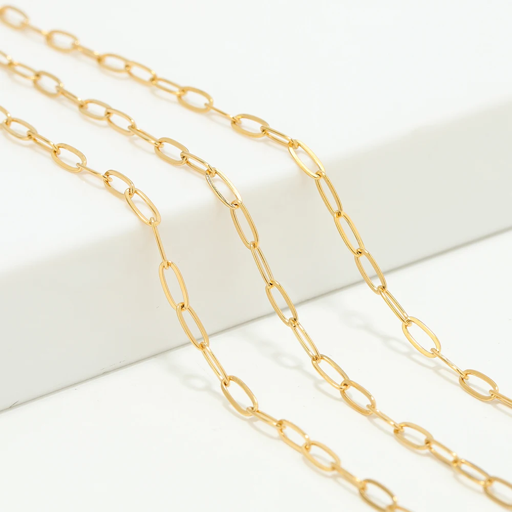 2-метровые плоские звеньевые цепи из нержавеющей стали